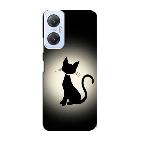 Чехол с принтом «Силуэт котика» для Infinix Hot 20 (5G)