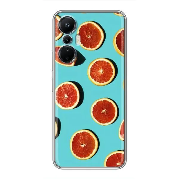 Чехол с принтом «Грейпфрут» для Infinix Hot 20 (4G)