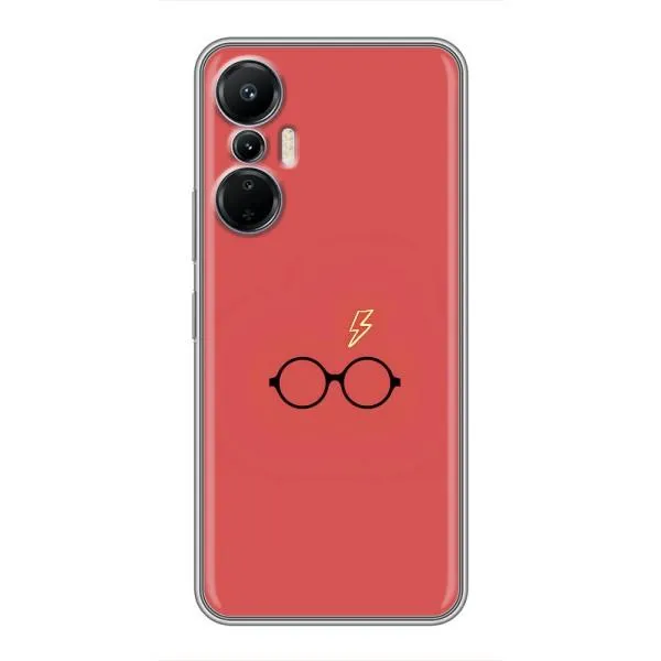 Чехол с принтом «шрам и очки» для Infinix Hot 20 (4G)