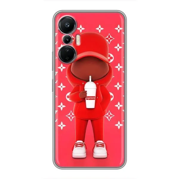 Чехол с принтом «Модный стиль» для Infinix Hot 20 (4G)