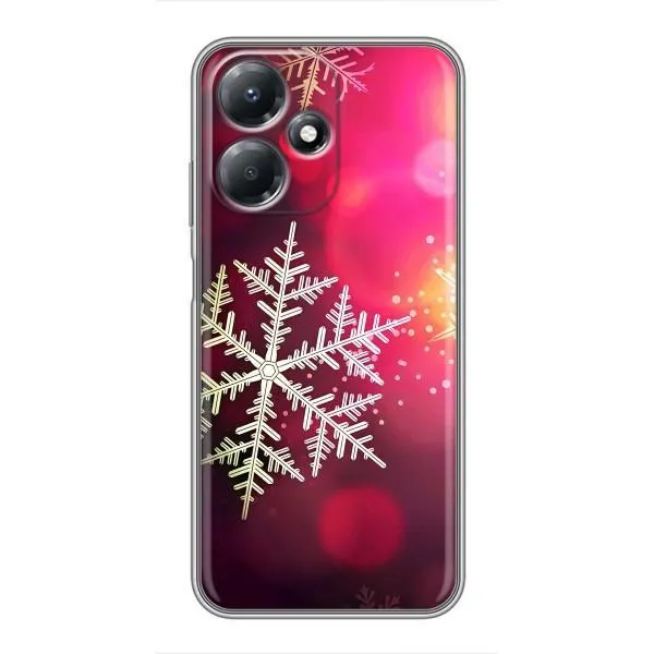 Чехол с принтом «Снежинка» для Infinix Hot 30 Play