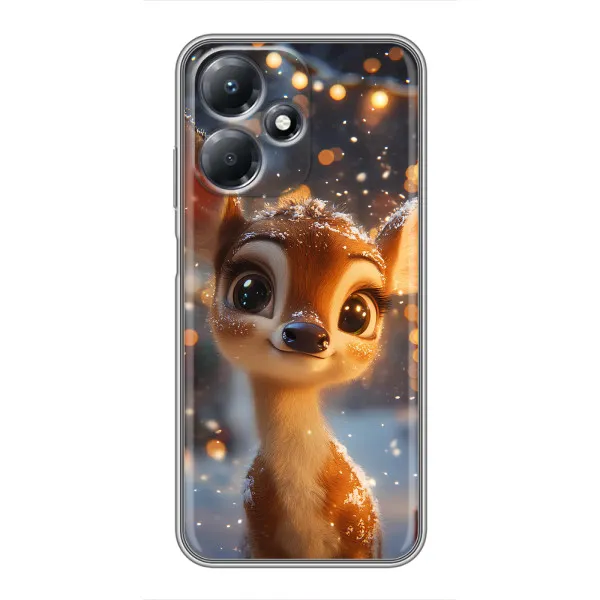 Чехол с принтом «Олененок среди гирлянд» для Infinix Hot 30 Play
