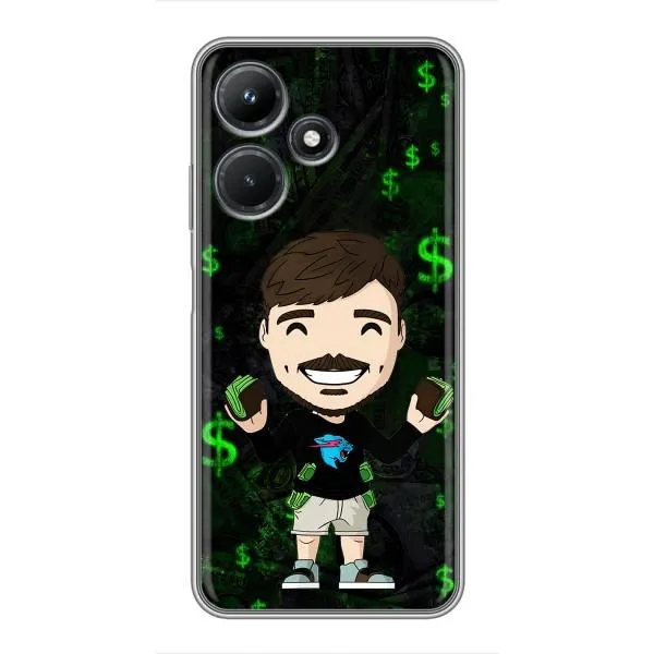 Чехол с принтом «Блогер Beast» для Infinix Hot 30i