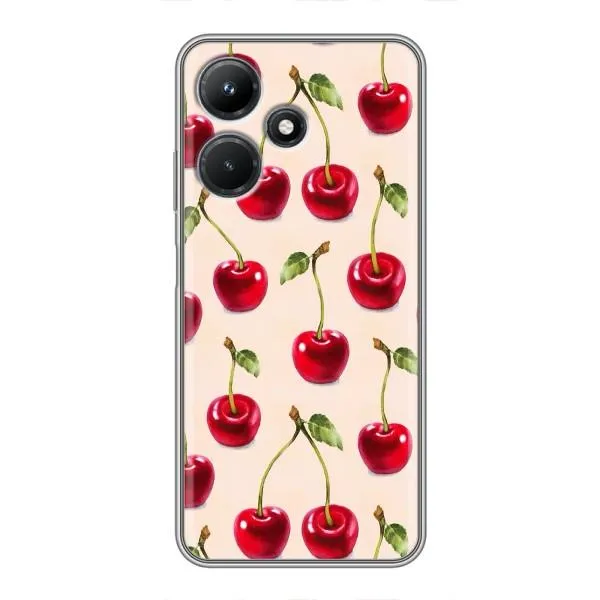 Чехол с принтом «Вишня» для Infinix Hot 30i