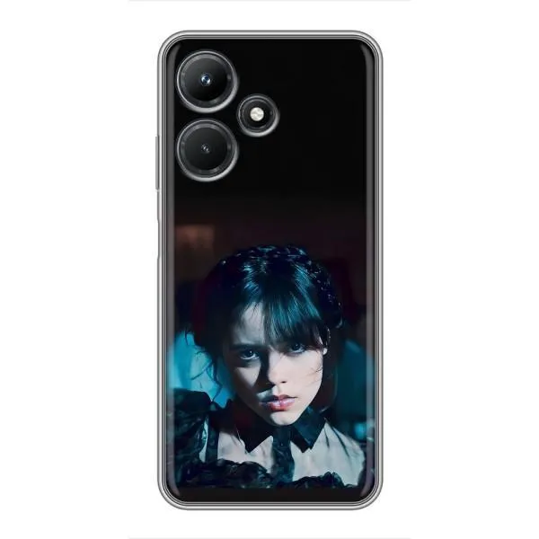 Чехол с принтом «взгляд Уэнздей» для Infinix Hot 30i