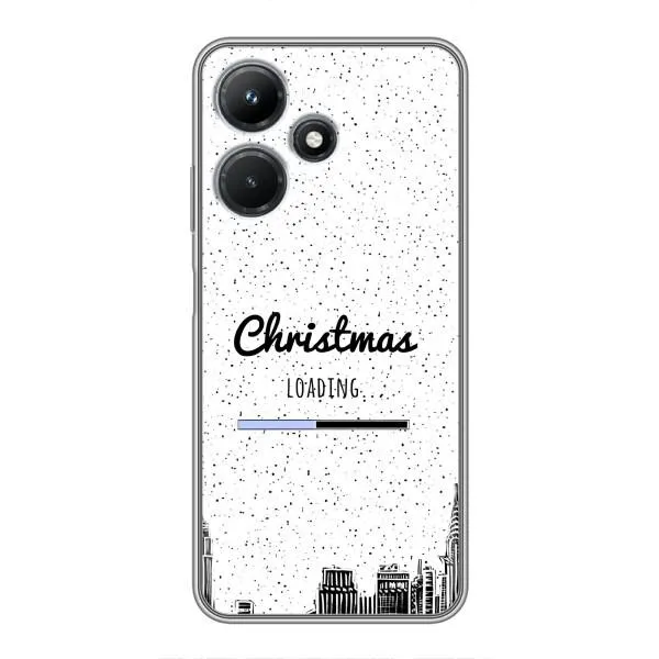 Чехол с принтом «Рождество загружается» для Infinix Hot 30i