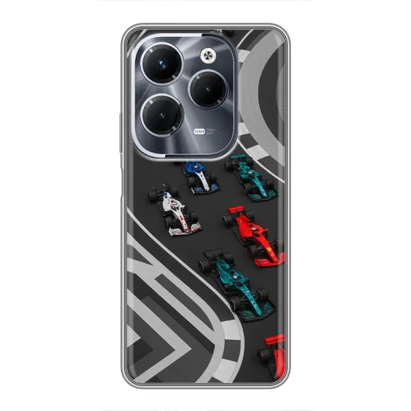 Чохол з принтом «Траса Ф1» для Infinix Hot 40 Play