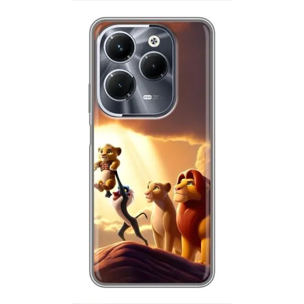 Чехол с принтом «Симба на презентации» для Infinix Hot 40 Play