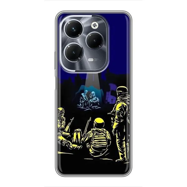 Чехол с принтом «Рождество в Украине» для Infinix Hot 40 Play
