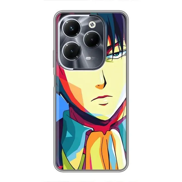 Чехол с принтом «Леви Аккерман» для Infinix Hot 40 Pro Чехол с принтом «Леви Аккерман» для Infinix Hot 40 Pro