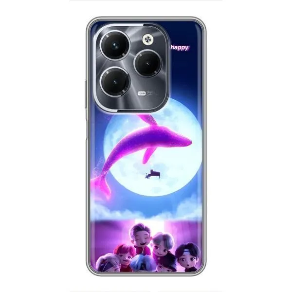 Чехол с принтом «КИТ BTS» для Infinix Hot 40 Pro