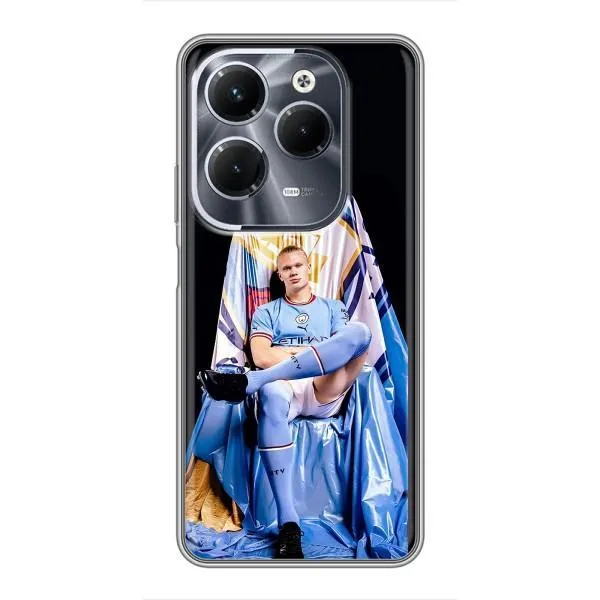 Чехол с принтом «футболист Холанн» для Infinix Hot 40 Pro