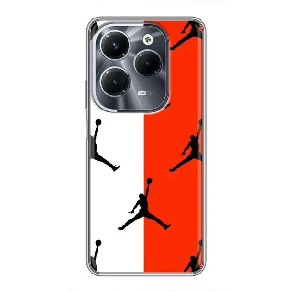 Чехол с принтом «Лого Джордан» для Infinix Hot 40 Pro