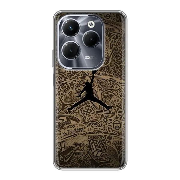 Чехол с принтом «Logo Jordan» для Infinix Hot 40 Pro