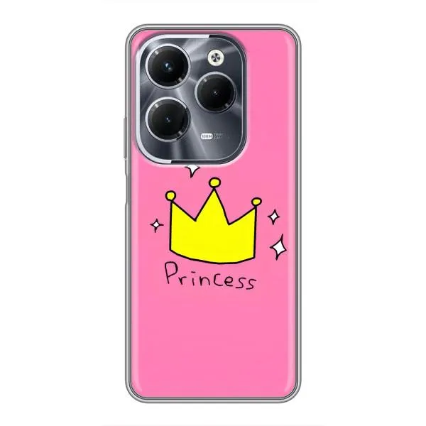 Чехол с принтом «Princess» для Infinix Hot 40 Pro