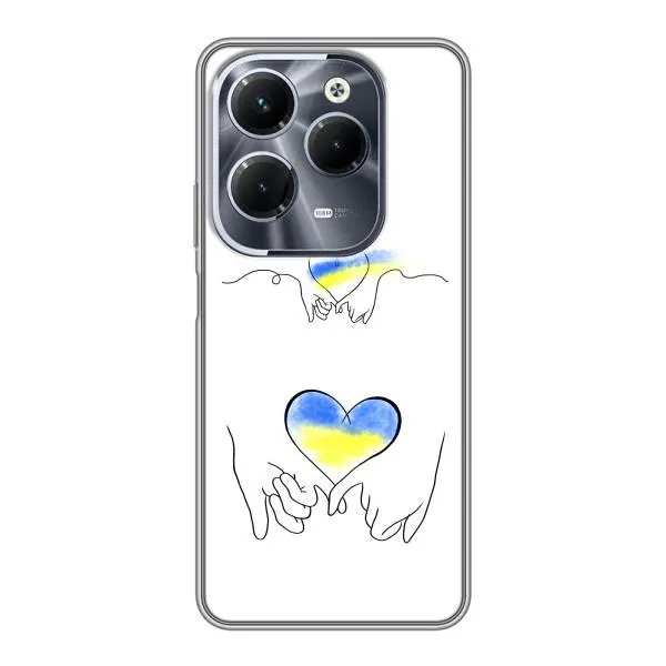 Чехол с принтом «Мир Украине» для Infinix Hot 40 Pro