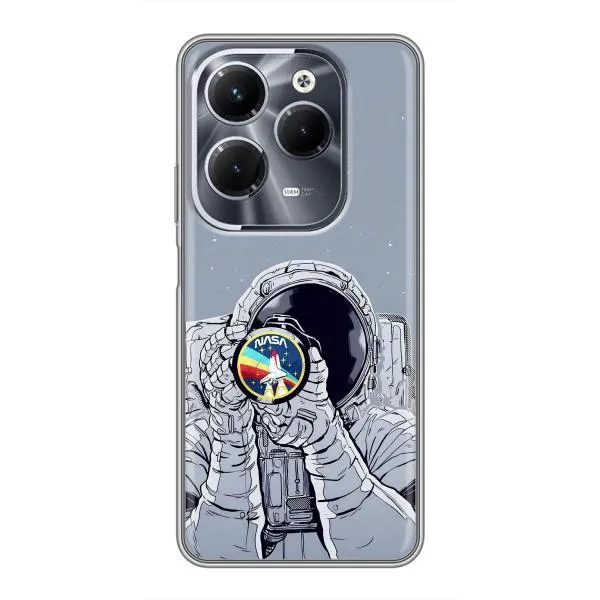 Чехол с принтом «Космонавт фото» для Infinix Hot 40 Pro Чехол с принтом «Космонавт фото» для Infinix Hot 40 Pro