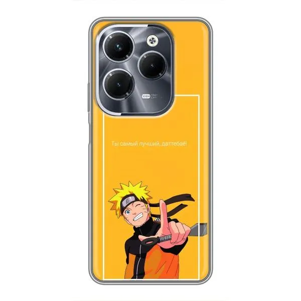 Чехол с принтом «Аниме Наруто» для Infinix Hot 40 Pro