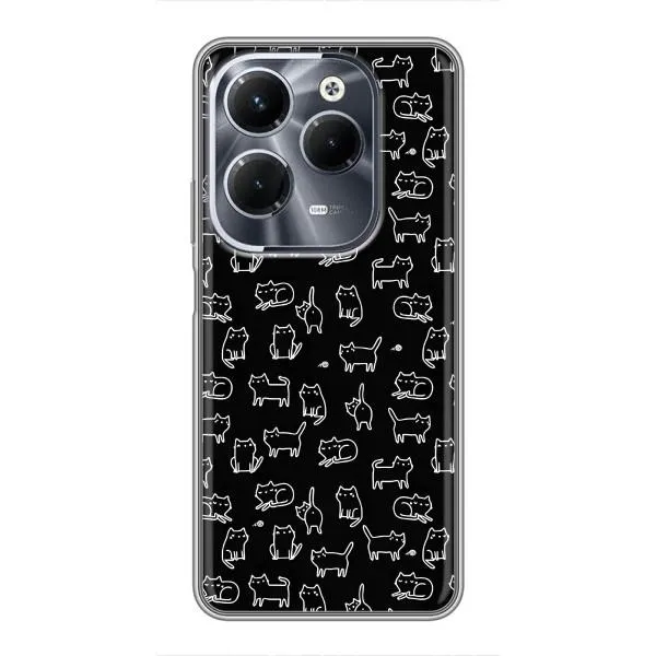 Чехол с принтом «Меленькие котики» для Infinix Hot 40 Pro