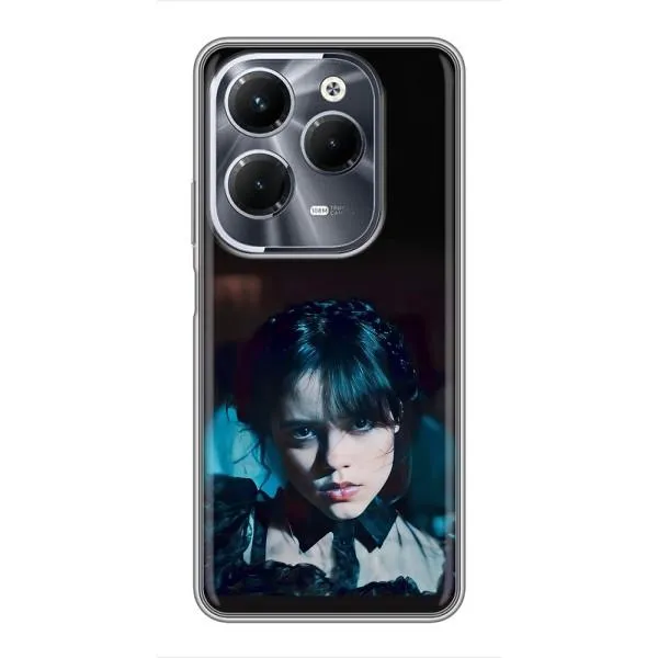 Чехол с принтом «взгляд Уэнздей» для Infinix Hot 40 Pro Чехол с принтом «взгляд Уэнздей» для Infinix Hot 40 Pro