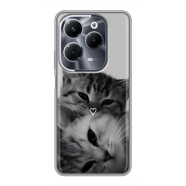 Чехол с принтом «Пара котов» для Infinix Hot 40 Pro