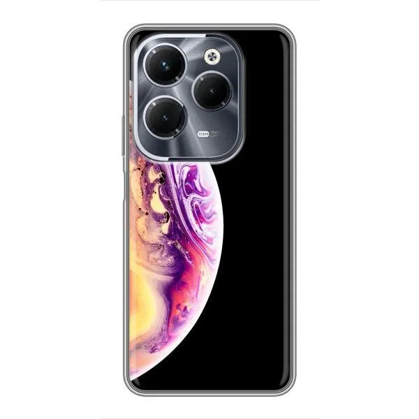 Чехол с принтом «Планета Айфон» для Infinix Hot 40 Pro