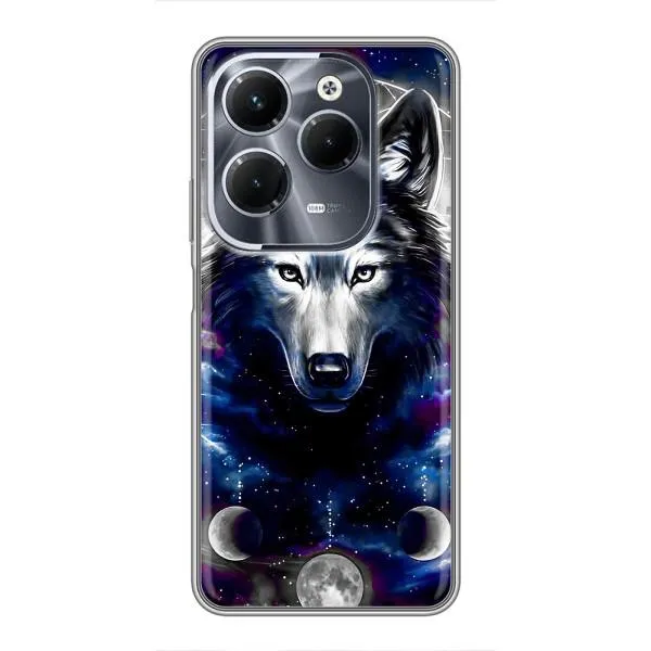 Чехол с принтом «Волк» для Infinix Hot 40 Pro