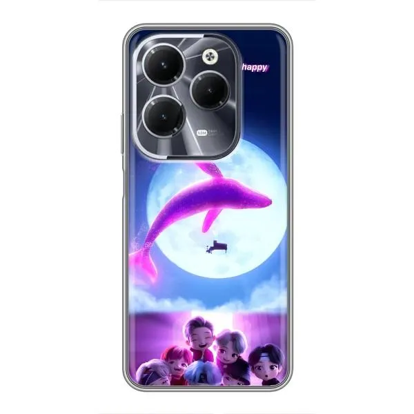 Чехол с принтом «КИТ BTS» для Infinix Hot 40
