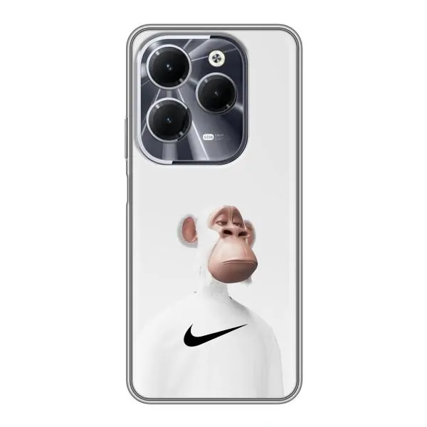 Чехол с принтом «обезьяна NFT Nike» для Infinix Hot 40