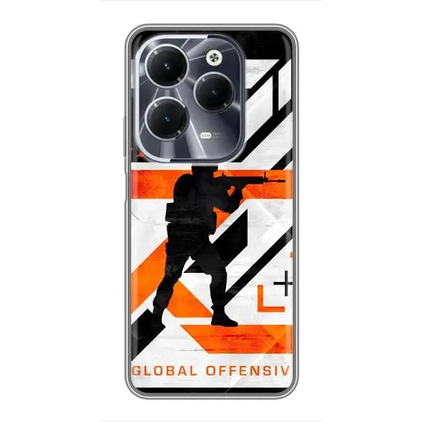 Чехол с принтом «Cs:Go» для Infinix Hot 40