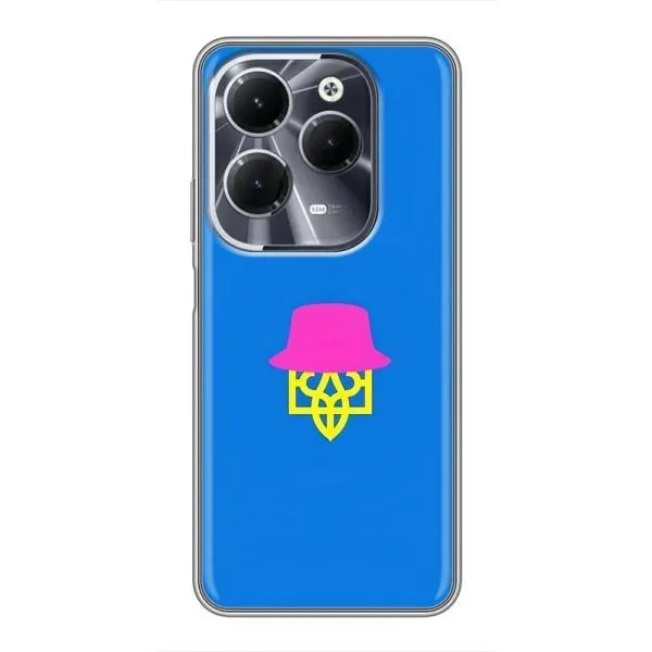 Чехол с принтом «Шапка на гербу» для Infinix Hot 40