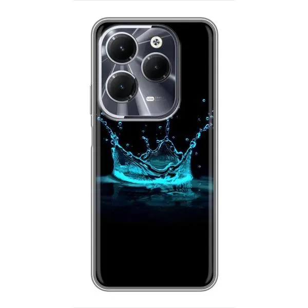 Чохол з принтом «Крапля корони» для Infinix Hot 40 Чохол з принтом «Крапля корони» для Infinix Hot 40