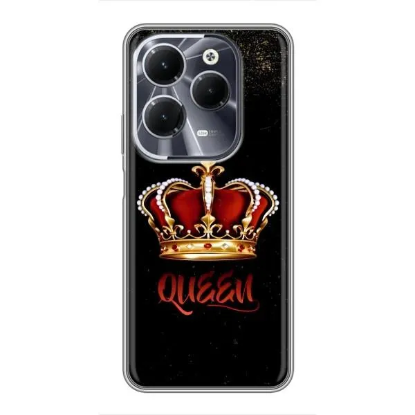 Чохол з принтом «Корона короля» для Infinix Hot 40 Чохол з принтом «Корона короля» для Infinix Hot 40