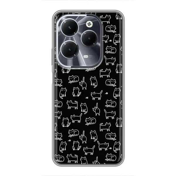 Чохол з принтом «Маленькі котики» для Infinix Hot 40 Чохол з принтом «Маленькі котики» для Infinix Hot 40