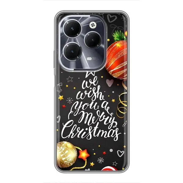 Чехол с принтом «Елочка» для Infinix Hot 40