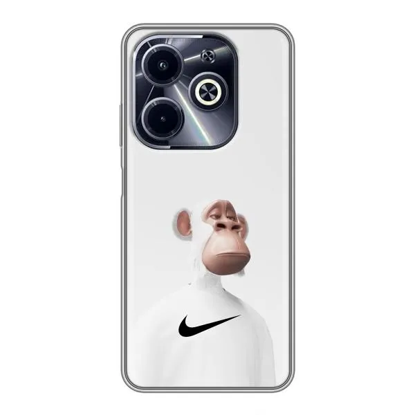 Чехол с принтом «обезьяна NFT Nike» для Infinix Hot 40i