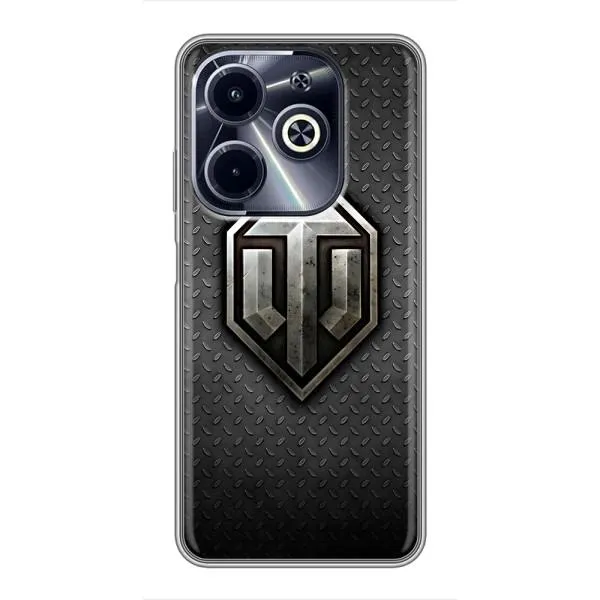 Чохол з принтом «Лого Tanks» для Infinix Hot 40i