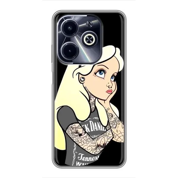 Чехол с принтом «Девочка в тату» для Infinix Hot 40i