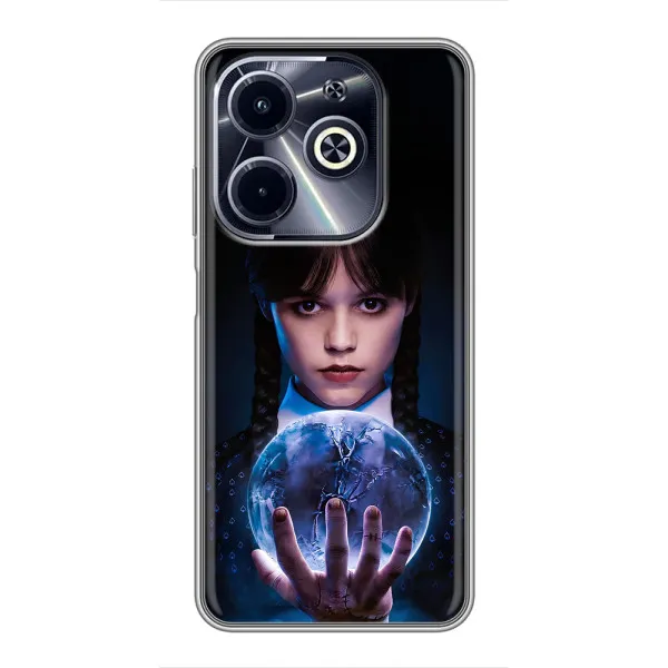 Чехол с принтом «Магическая сфера Уэнздей» для Infinix Hot 40i Чехол с принтом «Магическая сфера Уэнздей» для Infinix Hot 40i