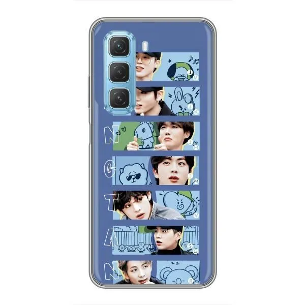 Чехол с принтом «Bangtan» для Infinix Hot 50 5G