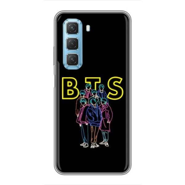 Чехол с принтом «BTS стайл» для Infinix Hot 50 5G