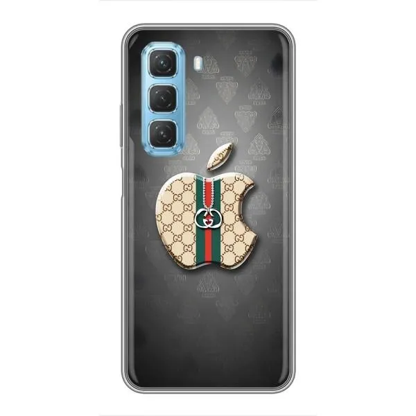 Чехол с принтом «Apple gucci» для Infinix Hot 50 5G