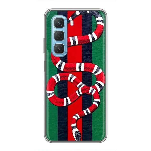 Чехол с принтом «Gucci змия» для Infinix Hot 50 5G