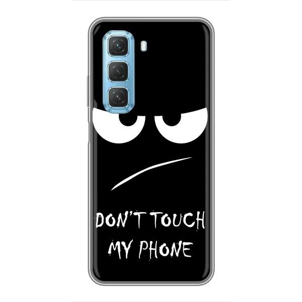 Чехол с принтом «Dont Touch» для Infinix Hot 50 5G