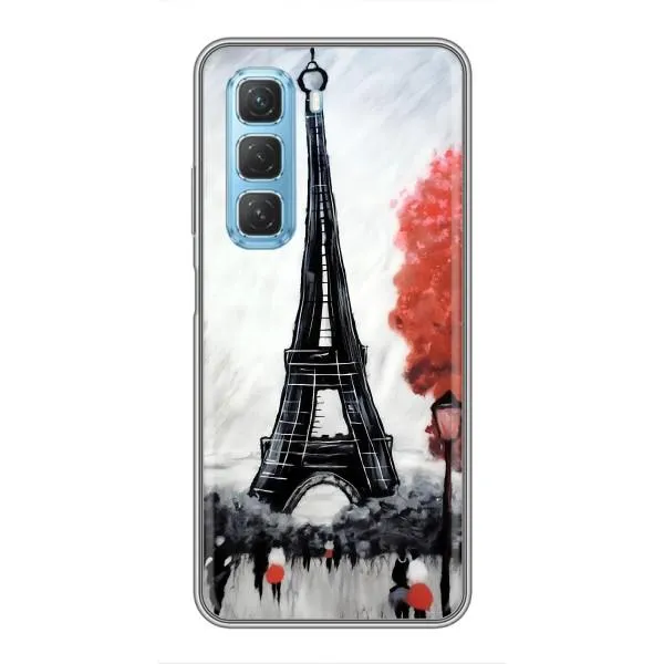 Чехол с принтом «Башня в Париже» для Infinix Hot 50 5G