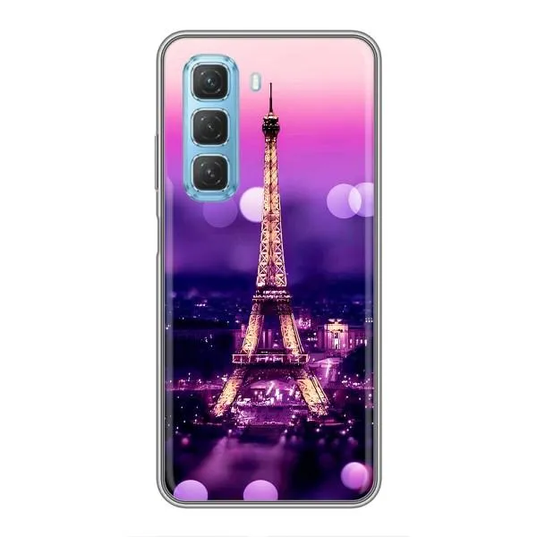 Чехол с принтом «Париж Башня» для Infinix Hot 50 5G