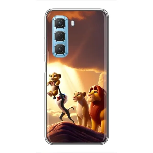 Чехол с принтом «Симба на презентации» для Infinix Hot 50 5G