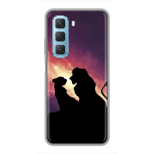 Чехол с принтом «Силуэт Симба и Налу» для Infinix Hot 50 5G