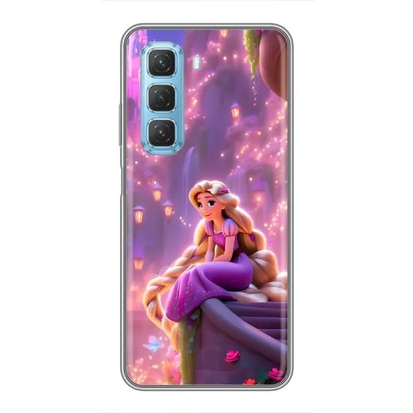 Чехол с принтом «Рапунцель в замке» для Infinix Hot 50 5G
