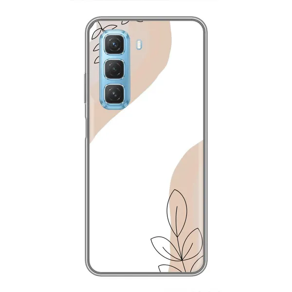 Чехол с принтом «Нюдовая веточка абстракция» для Infinix Hot 50 5G